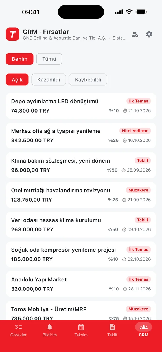 VectONN Team: CRM fırsatları